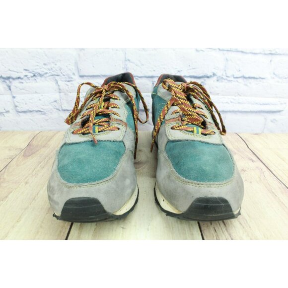 LL Bean Teal Suede Katahdin 2 Padded Collar Hiking Sneaker Shoes Size 10.5 M - Picture 4 of 9